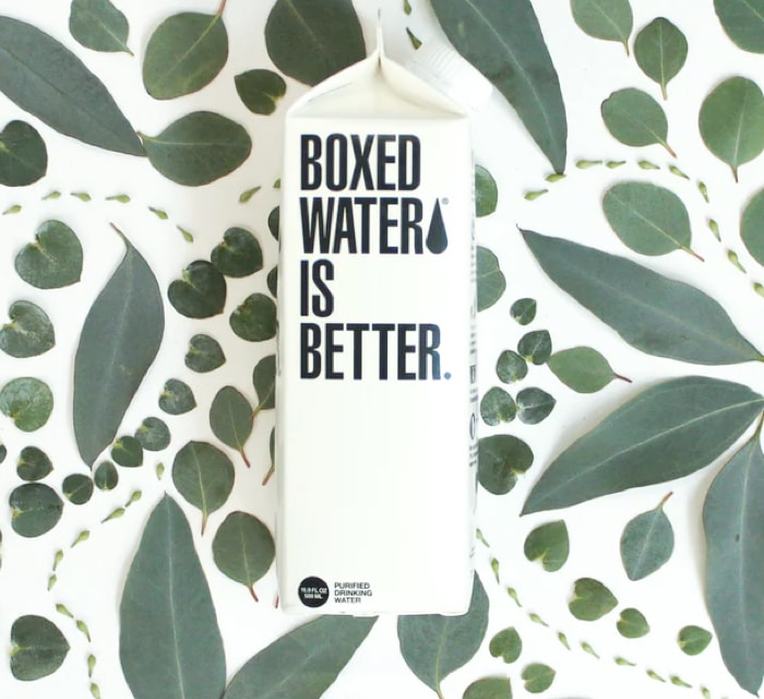 Boxed Water packaging