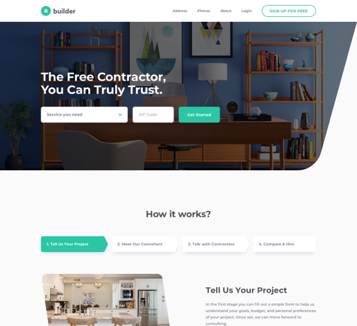 Builder website